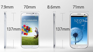 Dimensionet e Galaxy S4